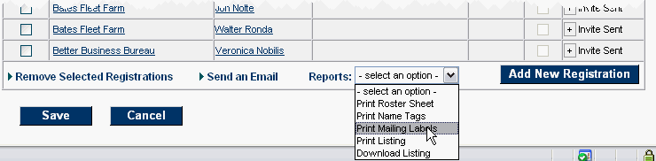 print mailing labels